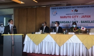 H. E. Mr. ITO Naoki attended the COVID-19 Health Safety Gift Presentation Ceremony