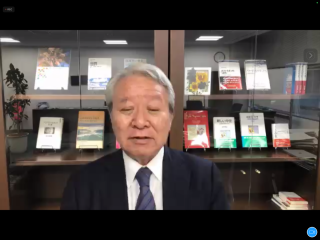 ノースサウス大学との共催による田中明彦・政策研究大学院大学学長のオンライン講演